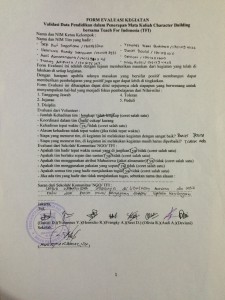 Evaluasi Jagakarsa